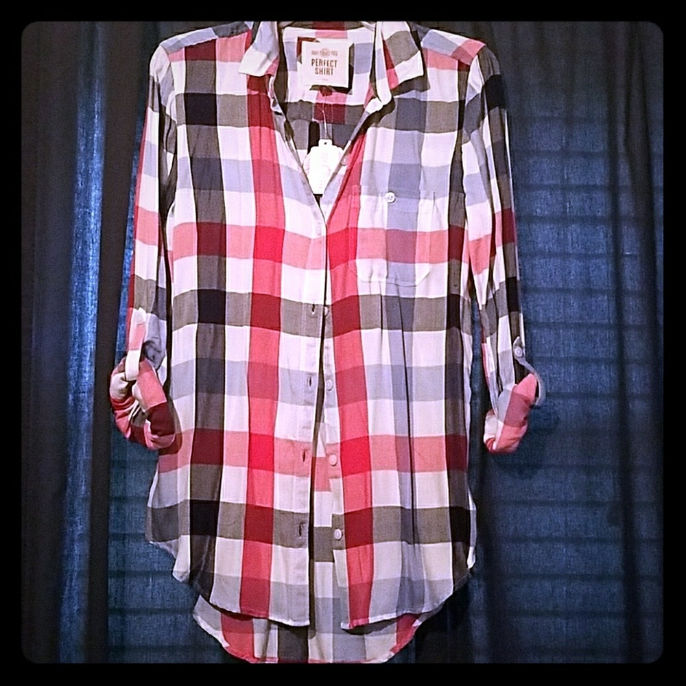 Plaid Button Down